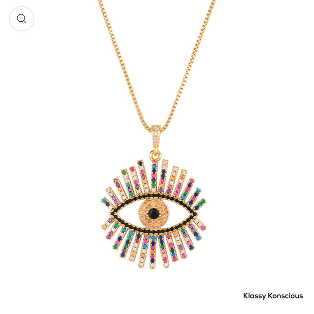 Evil Eye Necklace “Goal”